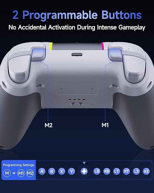 EasySMX X05Pro Wireless PC Controller – Soft-Click Low-Noise Buttons, - Image 8