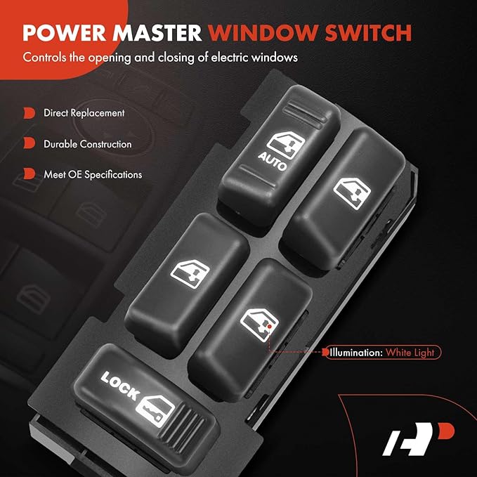 A-Premium Master Power Window Switch Compatible - Image 3