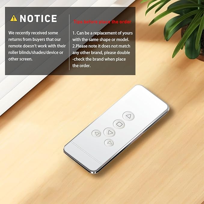 Replacement Remote for Roller Blinds - Image 2