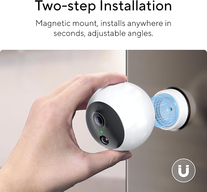 ULTICAM Dot 2K QHD Wireless Smart Security Camera, 170° Wide Angle, AI Human - Image 4