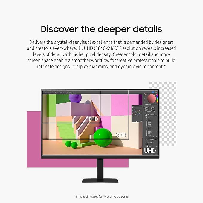 SAMSUNG 27-Inch ViewFinity S7 Series 4K UHD High Resolution Monitor - Image 5