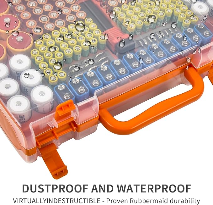 Aptbyte Battery Organizer Storage Holder Box Case - Image 7