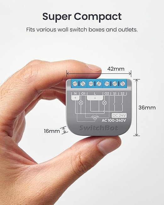 SwitchBot Smart Relay Switch 2PM, Power Metering, Dual Light Control, Built-in - Image 8
