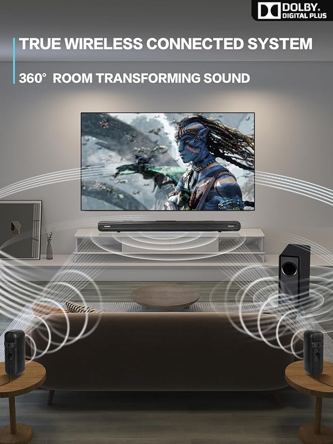5.1 CH Surround Sound Bar with Dolby Audio, Sound Bars - Image 2