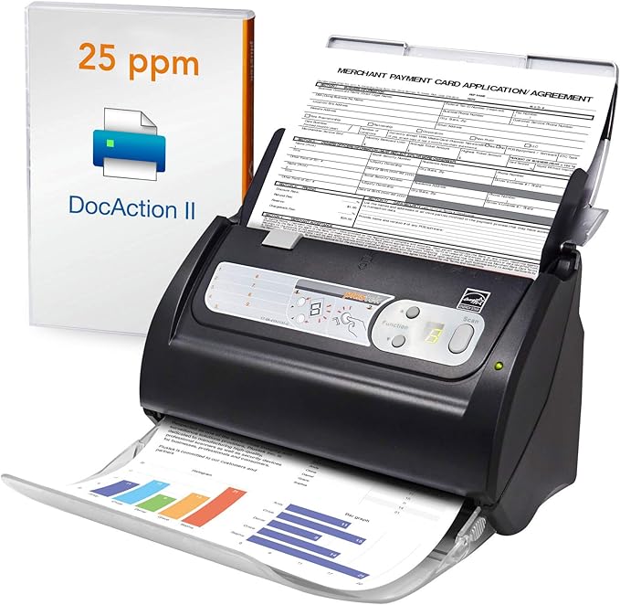 Plustek PS186 Desktop Document Scanner, by Plustek