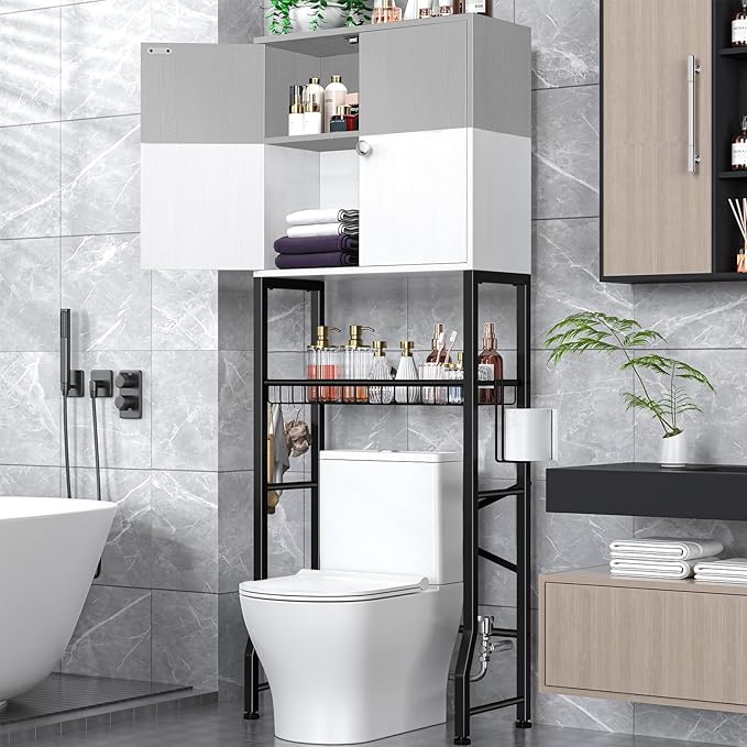 Over the Toilet Storage Cabinet by Unknown