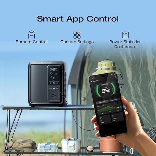 EF ECOFLOW Portable Power Station DELTA 3 1000 Air, 960Wh LiFePO4 Battery - Image 9