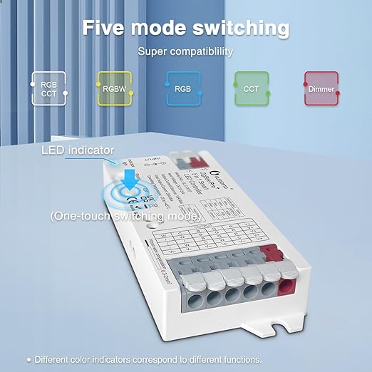GLEDOPTO ZigBee3.0 Pro+ 5 in 1 LED Controller 20A Max - Image 2