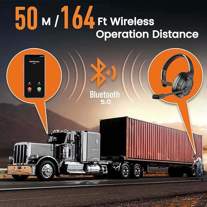 EKSA Trucker Bluetooth Headset - Image 2