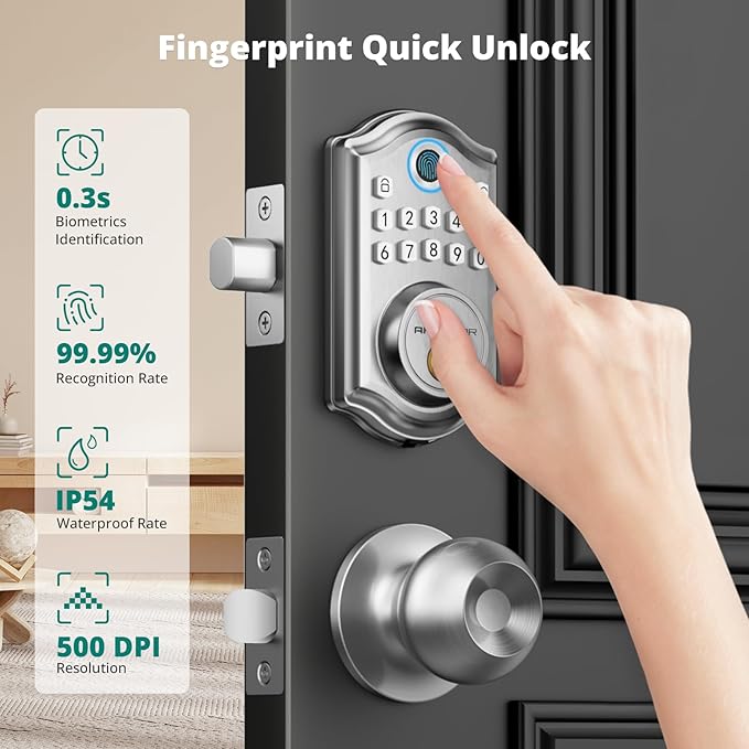 AkaGear DS10 Keyless Entry Door Lock - Image 2