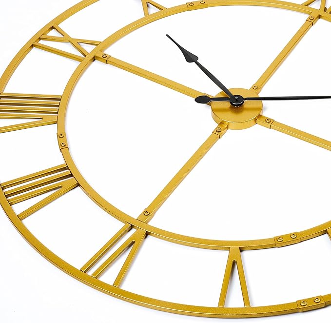 Ohweog Large Wall Clock for Living Room Decor – 40 Inch Silent Non-Ticking - Image 3