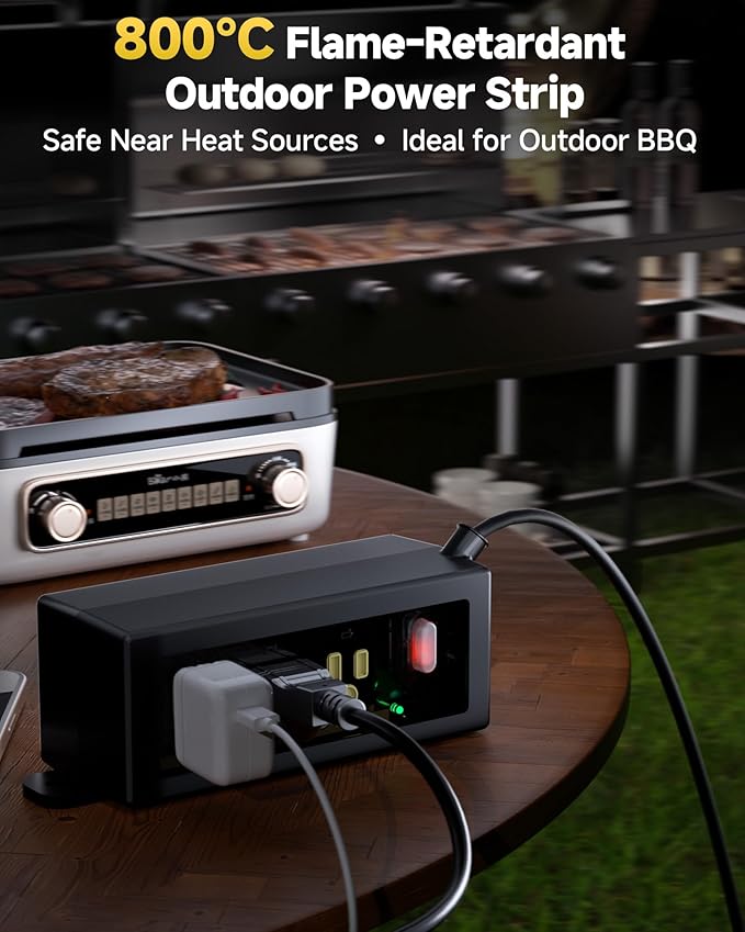 IP66 Outdoor Power Strip Waterproof, Iwister Heavy Duty Surge Protector - Image 5