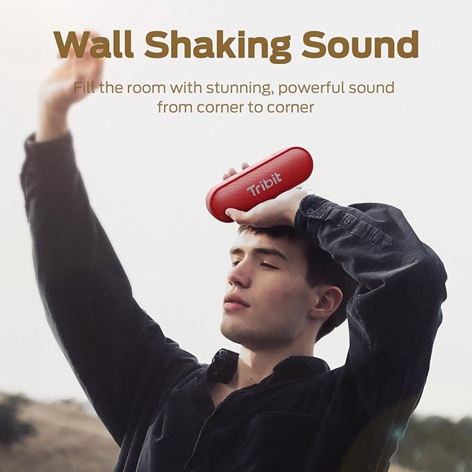 Tribit Bluetooth Speaker XSound Go, 16W Loud Sound & Deeper Bass, 24H Playtime - Image 3