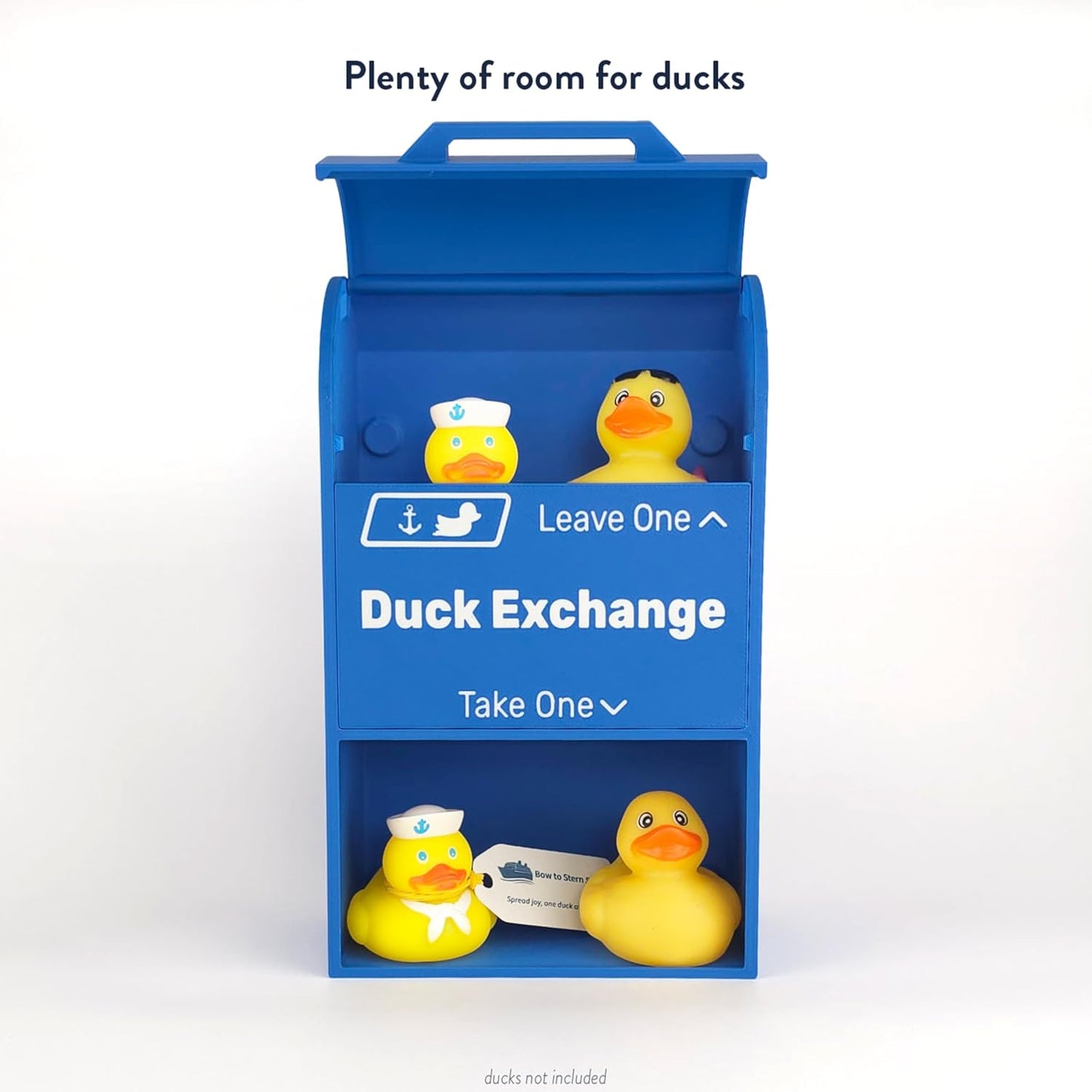 Duck Exchange Mailbox for Cruise Doors, Magnetic Leave a Duck Take a Duck Box, Cruise Cabin Door Decoration