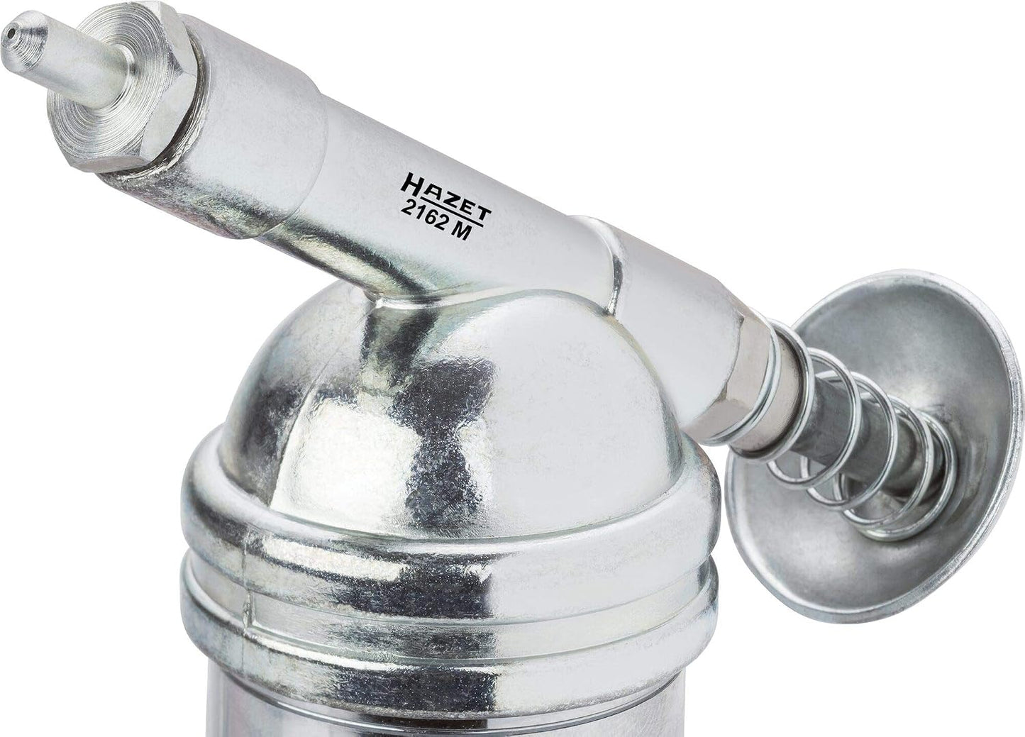 HAZET Mini Grease Gun 2162M Incl. Grease Nipple In 50 and 90 Degree Design - Precise Dosing for Loose Grease, Filling Capacity 2.82 Ounces - For Lubricating Machines, Bicycle Chains