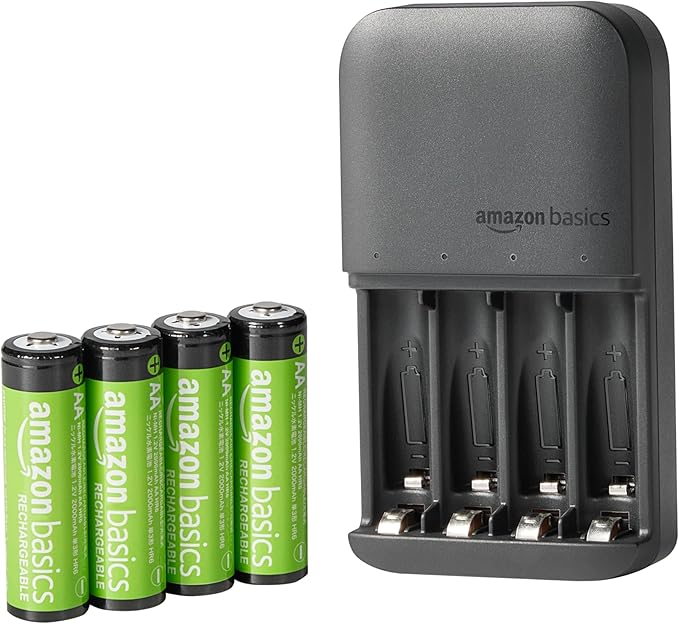 Amazon Basics 4-Bay Battery Charger by AmazonBasics