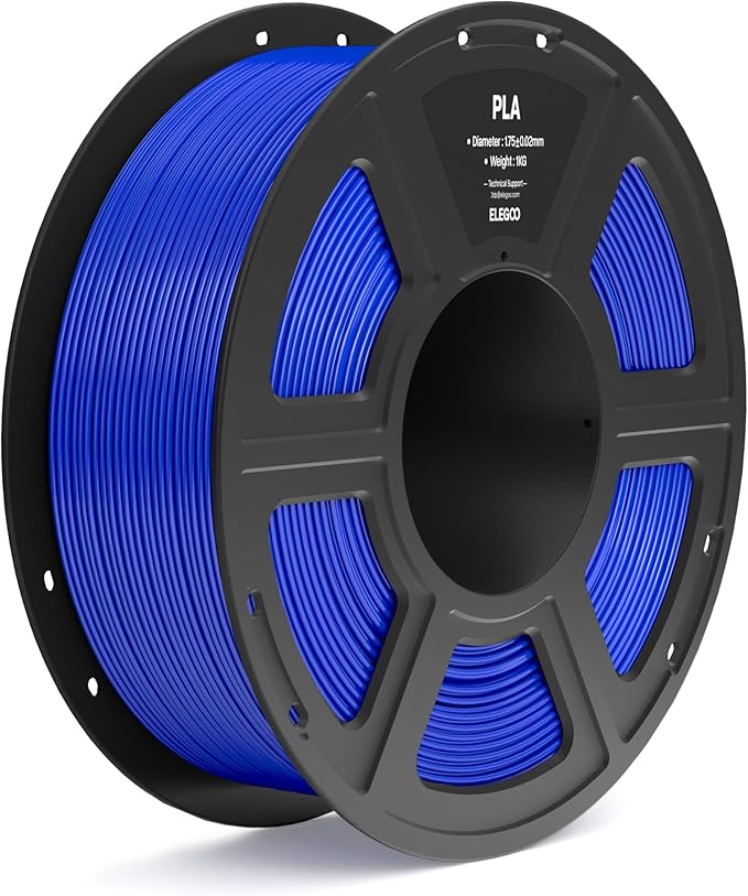 ELEGOO PLA Filament 1.75mm Dark Blue 1KG, 3D Printer Filament Dimensional by ELEGOO