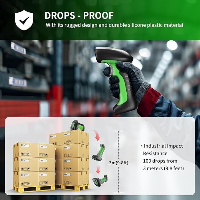 NETUM 2D QR Industrial Bluetooth Barcode Scanner - Image 5