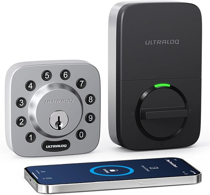ULTRALOQ U-Bolt Smart Lock, 5 in 1 Keyless Entry Door Lock by ULTRALOQOfficialStore