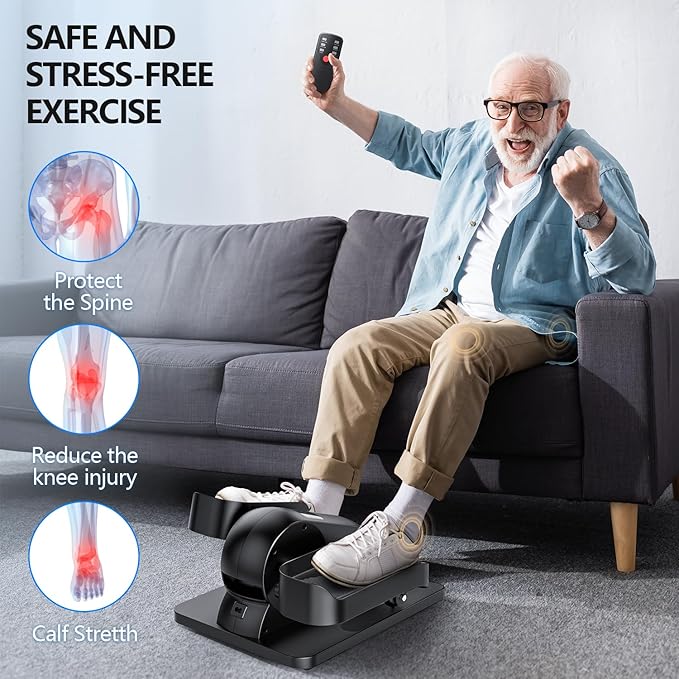 Under Desk Elliptical Machine for Senior Mini Elliptical Leg Exerciser - Image 5