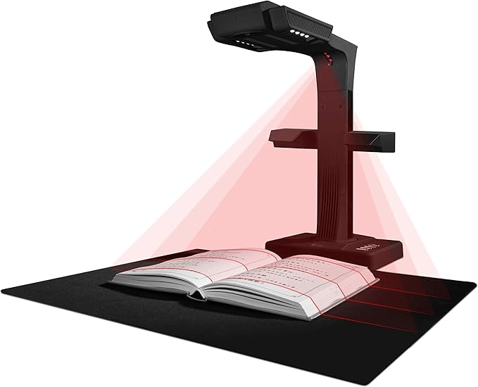 CZUR ET18 Pro Professional Document Scanner, 2nd Gen Auto-Flatten & Deskew Tech by CZUR