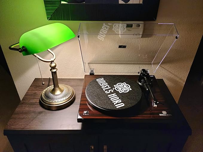 Newrays Green Glass Bankers Desk Lamp - Image 4