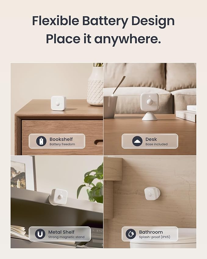 SwitchBot Smart mmWave Radar Motion Sensor, Compatible - Image 4