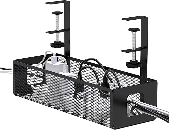 DELAMU Under Desk Cable Management Tray by DELAMU