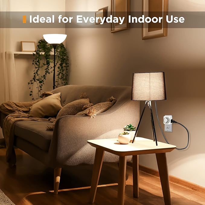 G-Homa Timers for Electrical Outlets, 24 Hour Indoor Plug-in Mechanical Timer - Image 7
