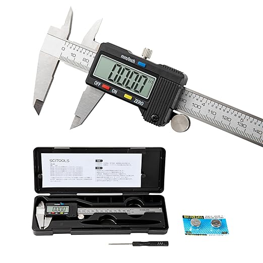 SCITOOLS Digital Caliper 0-8" Measuring Tool by SCITOOLS