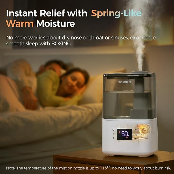 BOXING Warm and Cool Mist Humidifiers - Image 2