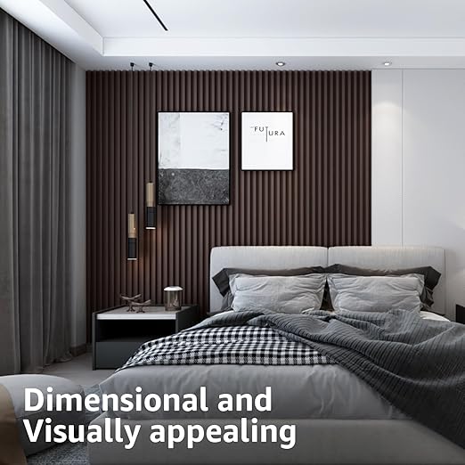 Art3d Slat Wall Panel for Modern Decor, WPC Acoustic Diffuser Panel - Image 5