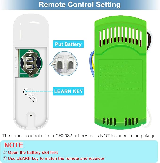 99770 Ceiling Fan Remote Control Kit Replacement - Image 3