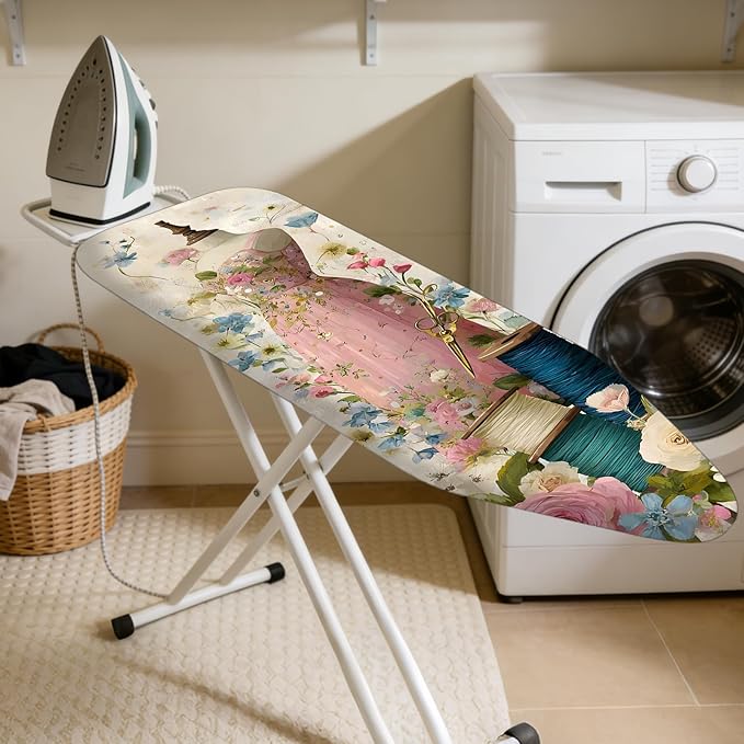 Nuxovilar Ironing Board Cover Needle Cotton 15x54 Inches | Ironing Board Cover - Image 7