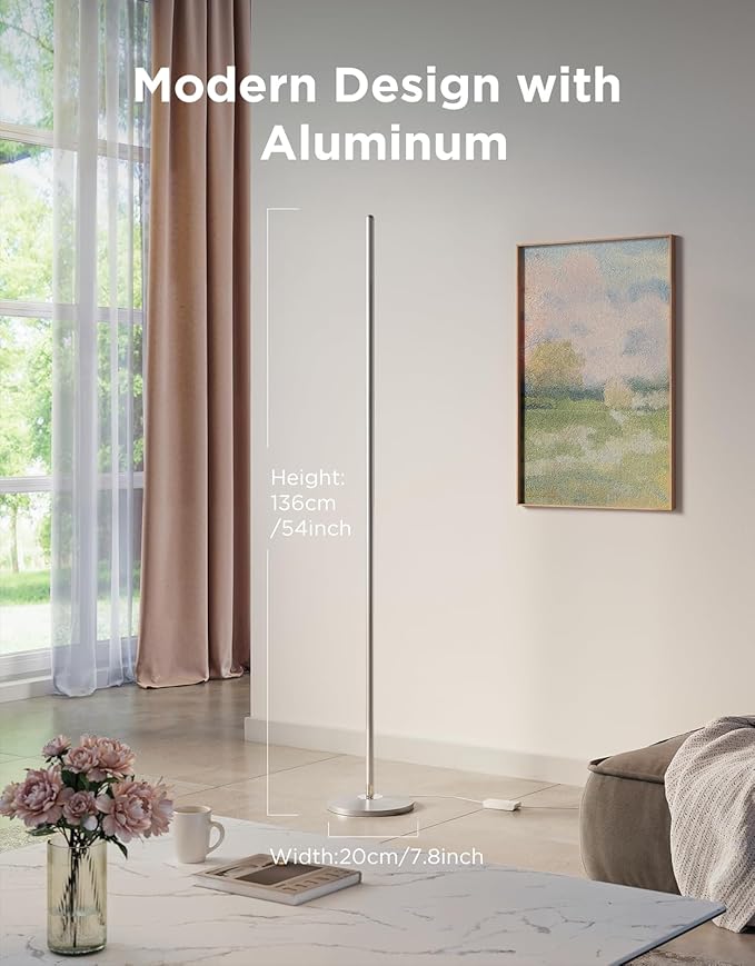 Govee RGBIC Floor Lamp, LED Corner Lamp Works - Image 8