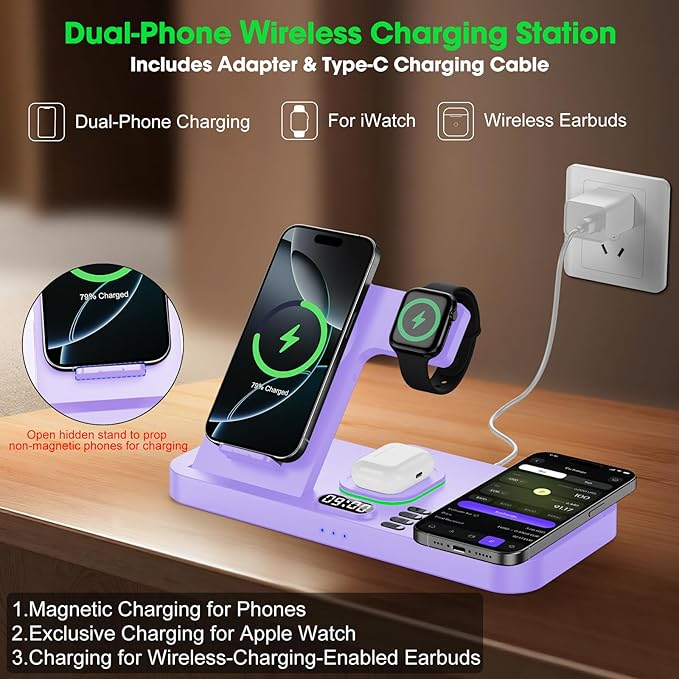 Dual Phone Wireless Charging Station - Image 2