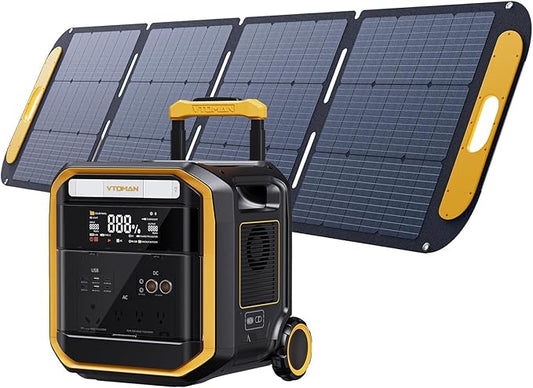 VTOMAN FlashSpeed Pro 3600 Portable Power Station, 3096Wh LFP Battery Solar by VTOMAN