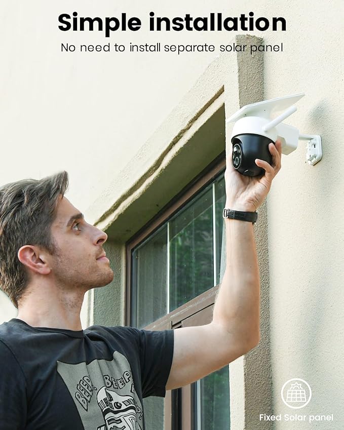 aosu Solar Camera Outdoor Wireless - Image 2