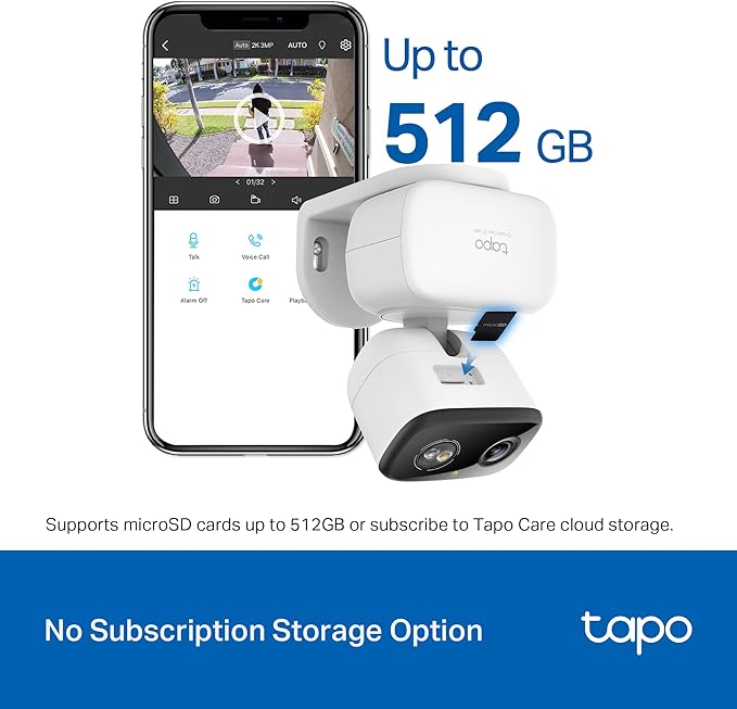Tapo 2K 3MP Pan/Tilt Indoor/Outdoor Security Camera - Image 7