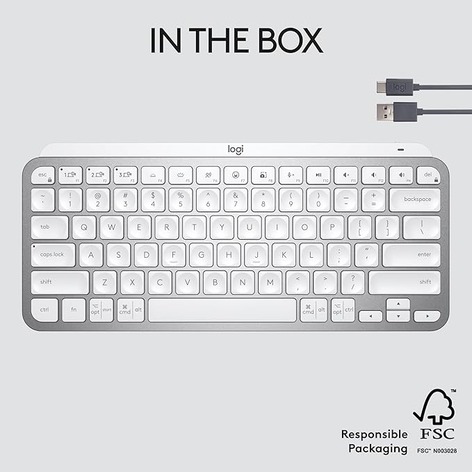 Logitech MX Keys Mini Minimalist Wireless Illuminated Keyboard, Compatible - Image 11