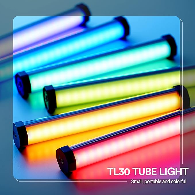 Godox TL30 RGB Tube Light, CRI 97+ TLCI 99+ Handheld Full Color LED Video Light - Image 7