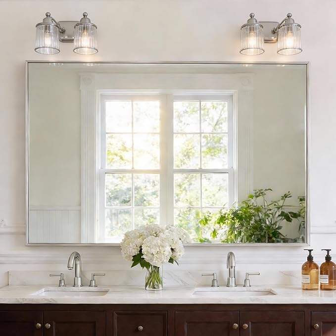 36x55 inch Bathroom Mirror, Large Rectangular Wall Mirrors - Image 3