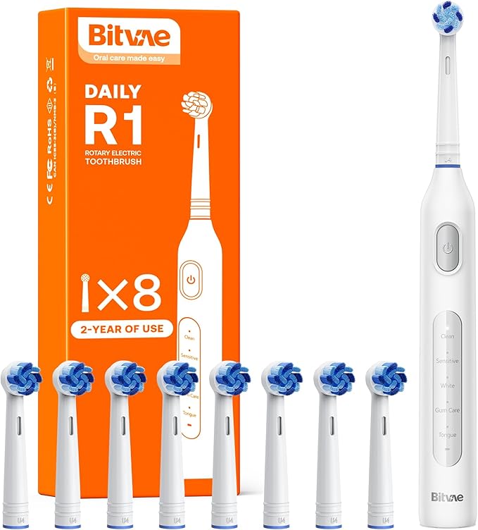 Bitvae R1 Rotating Electric Toothbrush by Bitvae
