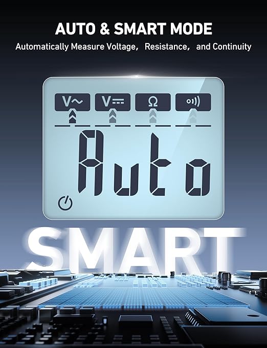 AstroAI Multimeter Tester 4000 Counts, Smart Measuring Mode, Auto-Ranging - Image 3