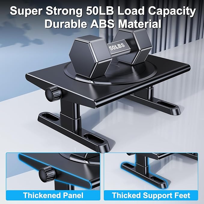 NIFBANG Monitor Stand Riser for Desk, 360°Rotation Freely Height Adjustable by - Image 4