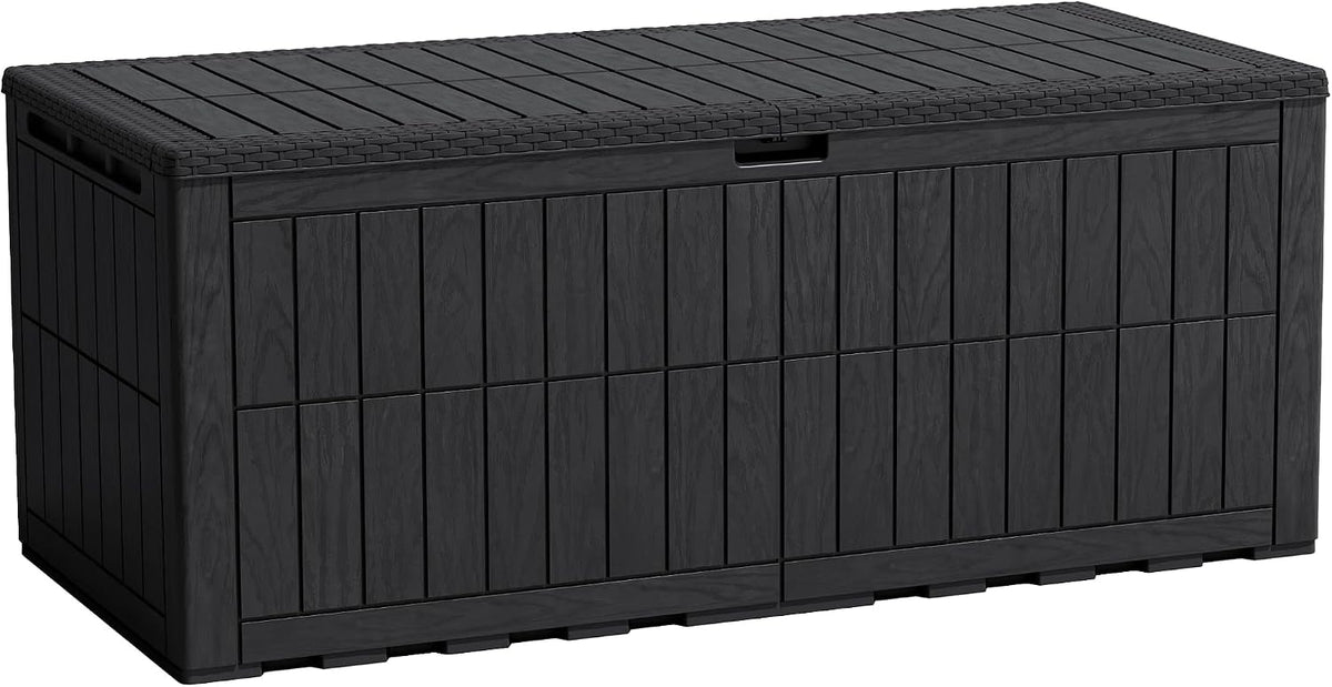 flamaker 180 gallon large outdoor storage box waterproof, main product view