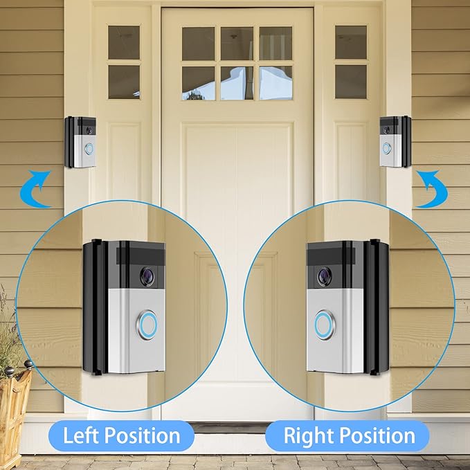 RIOVO Adjustable 30 to 55 Degree Doorbell Angle Mount Compatible - Image 5