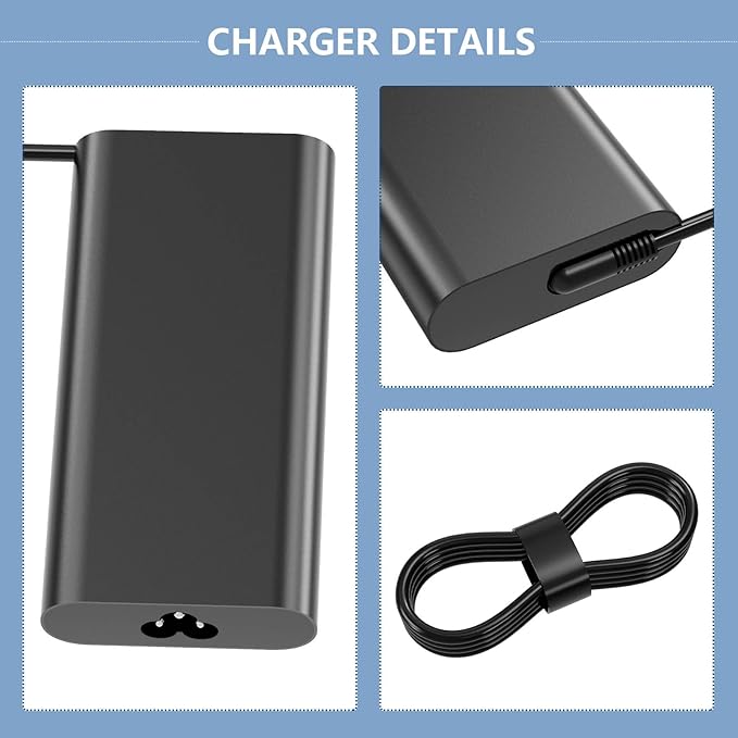 GaN 180W 9.23A 19.5V Charger Adapter Compatible - Image 5