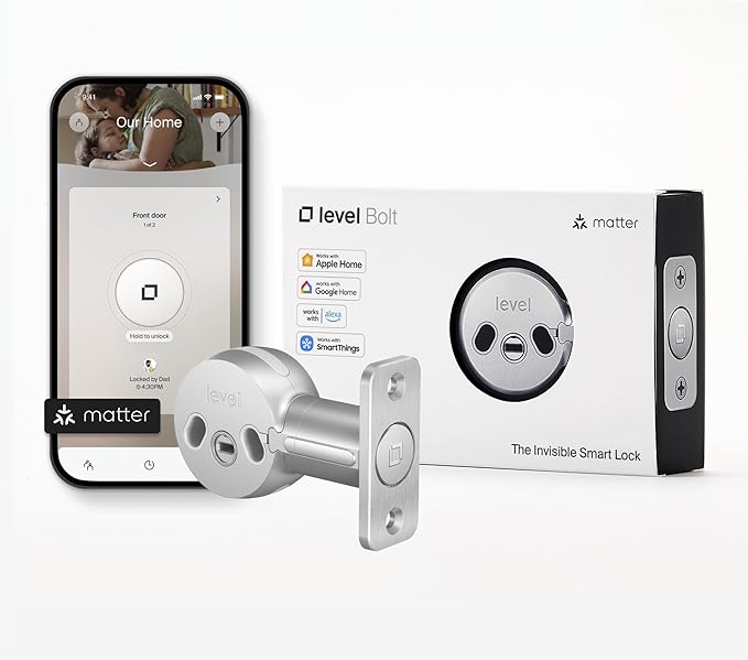 Level Bolt Smart Deadbolt – Make Your Lock Smart Without Changing Keys or by Level