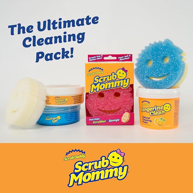 Scrub Daddy Sponges + Household Cleaning Supplies Bundle - Image 2